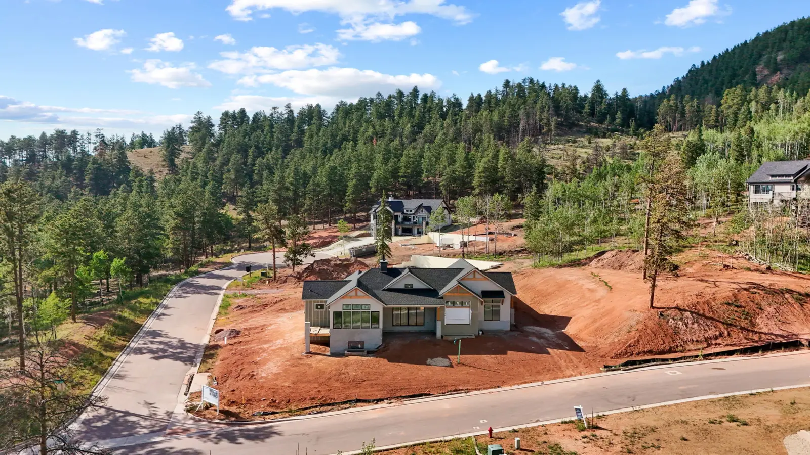 New custom home under construction at The Haven at Paradise Estates